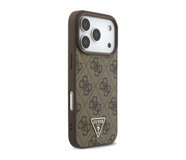 Guess 4G Strap Triangle Logo MagSafe do iPhone 17 Pro brązowy - 1365511 - zdjęcie 2